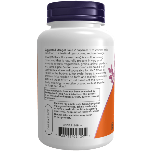 MSM Methylsulfonylmethane 1000mg, Vitamins & Supplements - Country Life Natural Foods