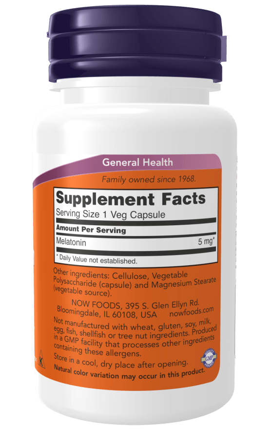 Melatonin 5mg, Vitamins & Supplements - Country Life Natural Foods