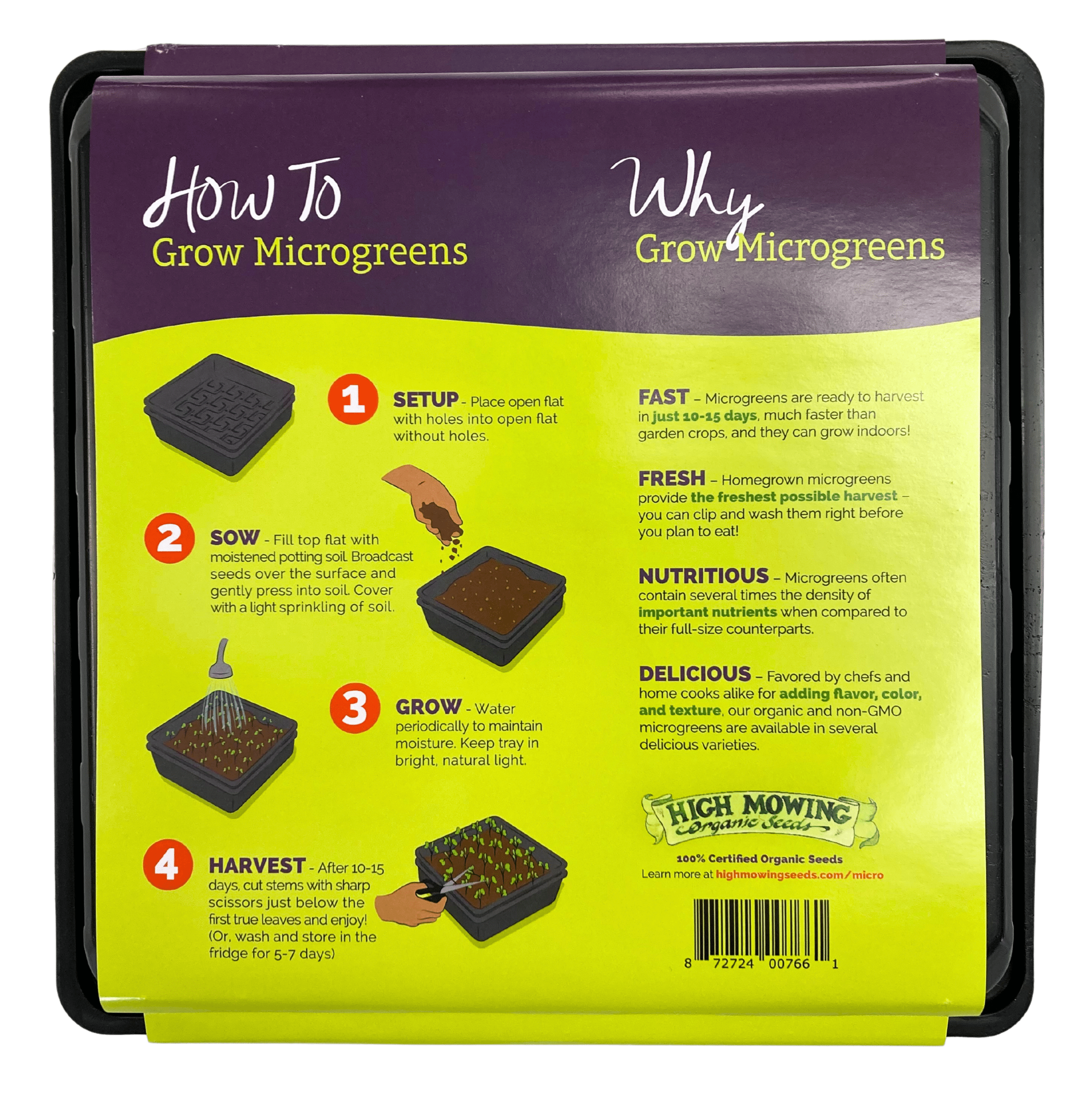 Microgreens Flats - Growing Trays, Kitchen Tools & Utensils - Country Life Natural Foods