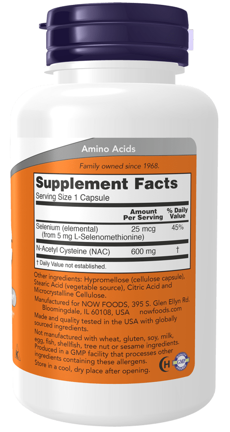 NAC 600mg, Vitamins & Supplements - Country Life Natural Foods