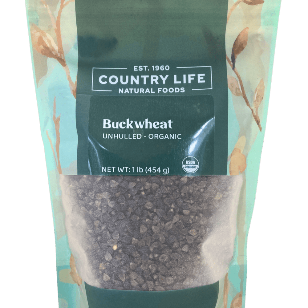 Buckwheat, Unhulled For Sprouting, Organic - Country Life Natural Foods