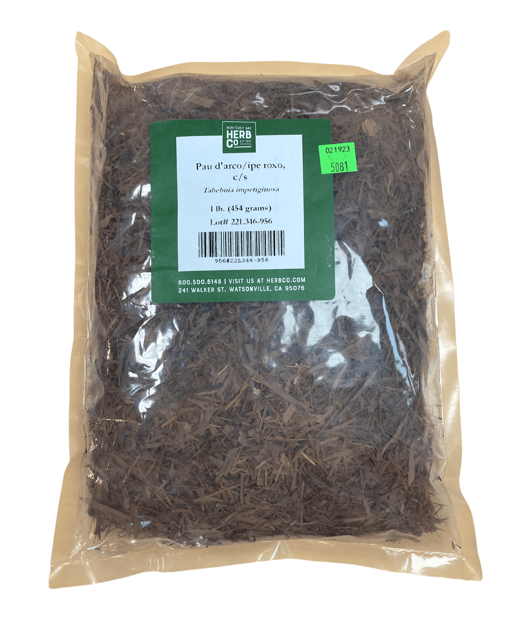 Pau D'Arco Bark, Cut, Sifted, Herbs - Country Life Natural Foods