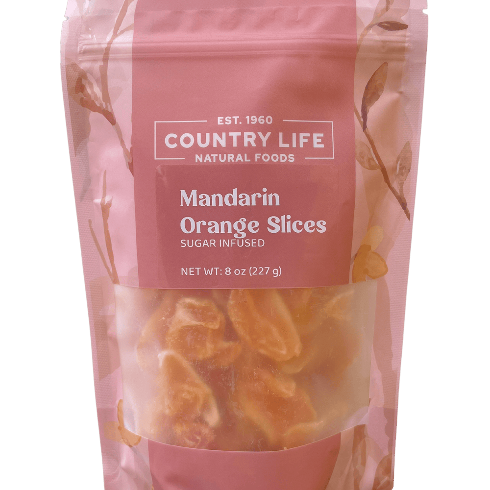 Mandarin Orange Slices, Dried, Infused - Country Life Natural Foods