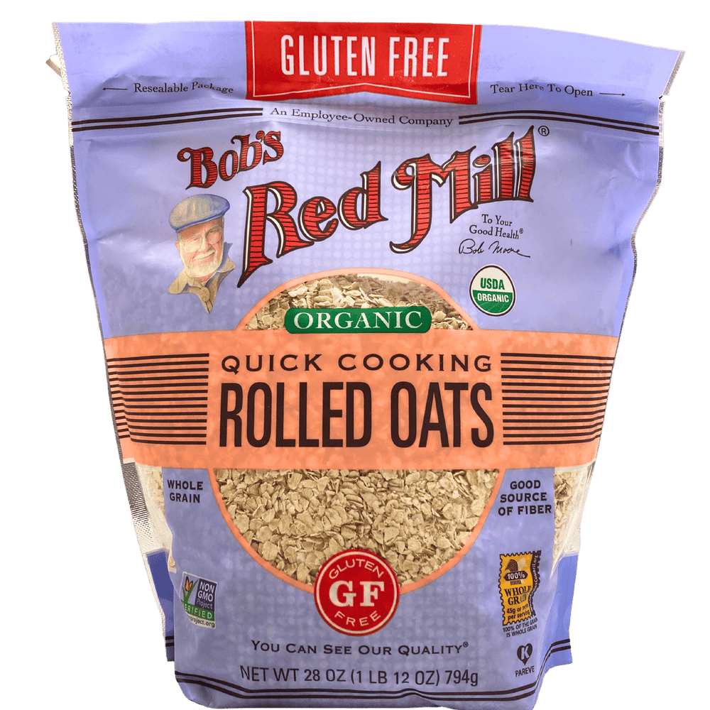 Oats, Quick Rolled, Organic, Gluten - Free, Bob's Red Mill - Country Life Natural Foods