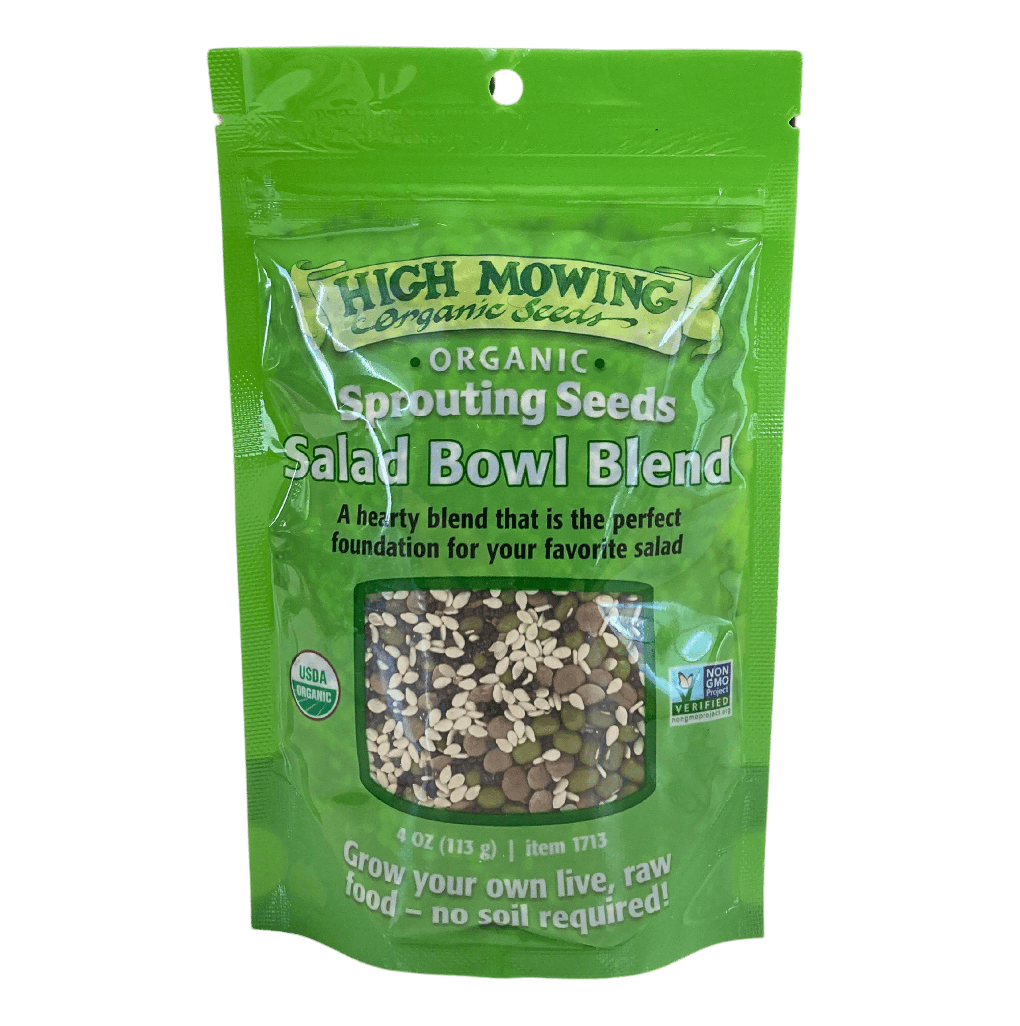 Sprouting Seeds, Organic, High Mowing, Seeds - Country Life Natural Foods