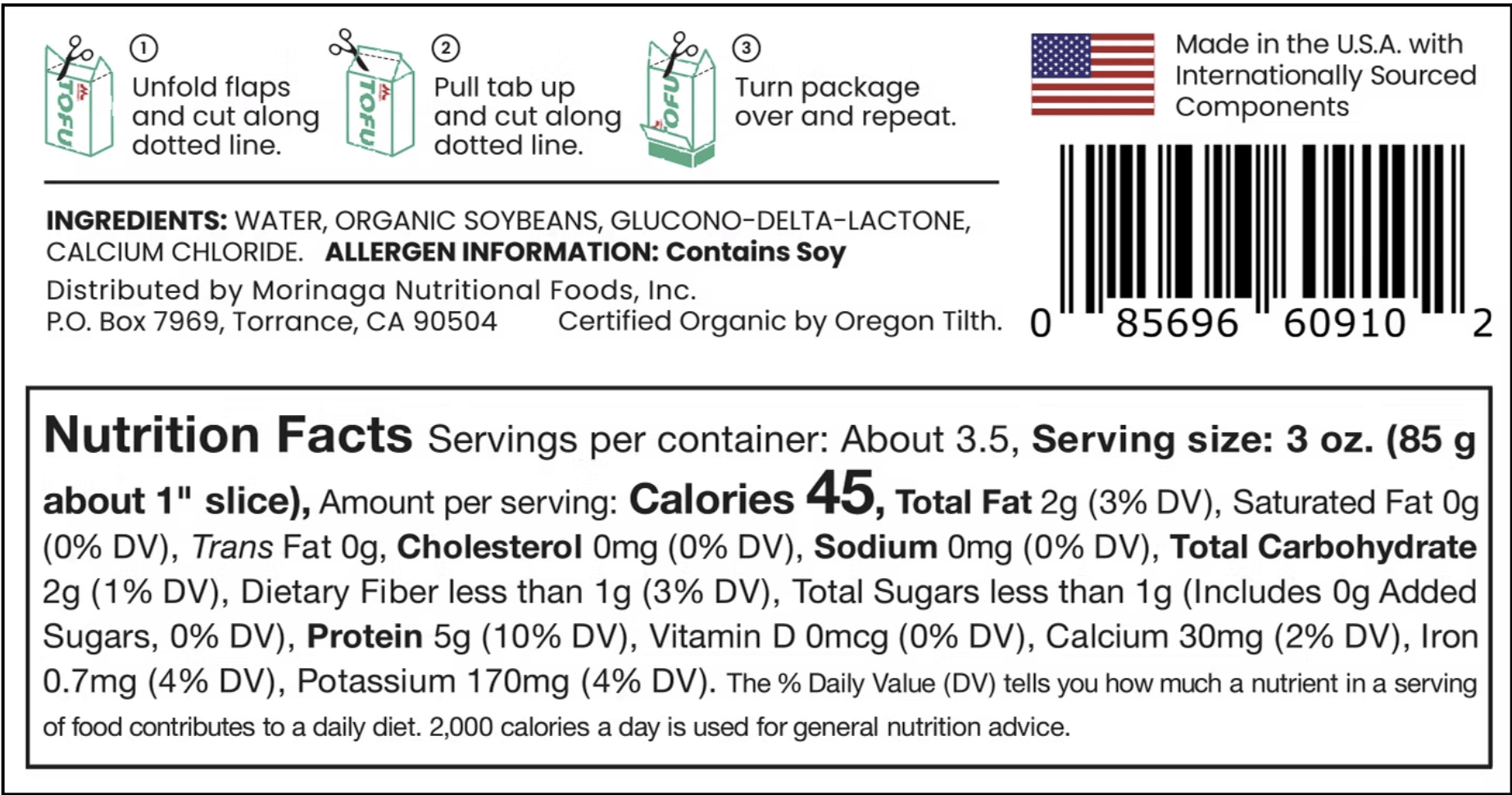 Tofu, Soft, Organic, Meat Substitutes - Country Life Natural Foods