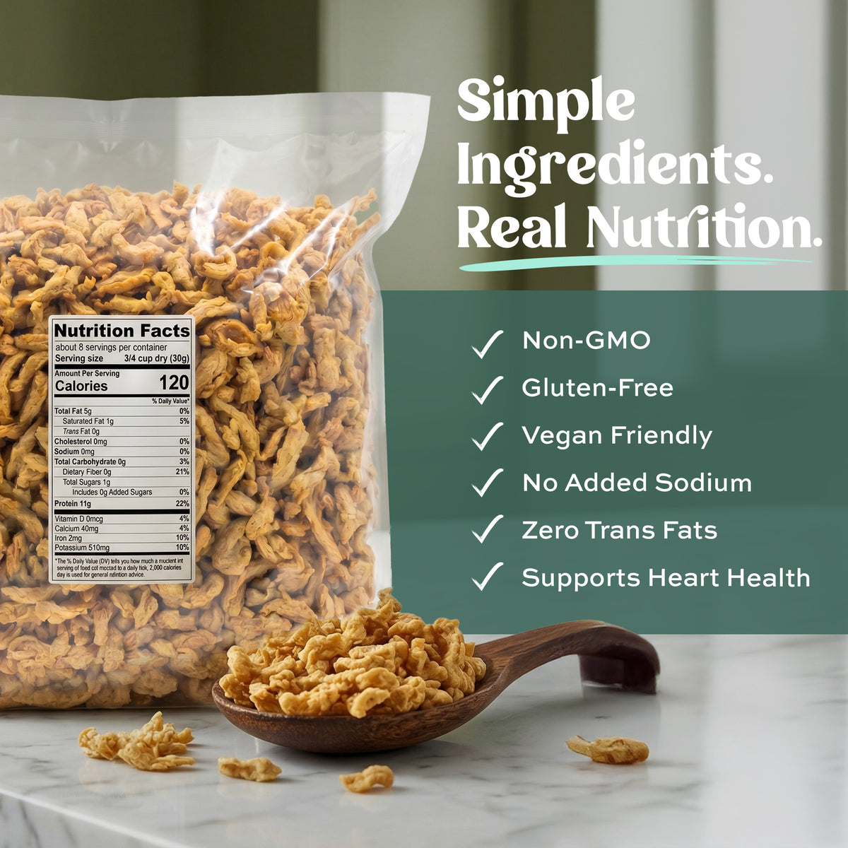 Soy Curls, Non-GMO