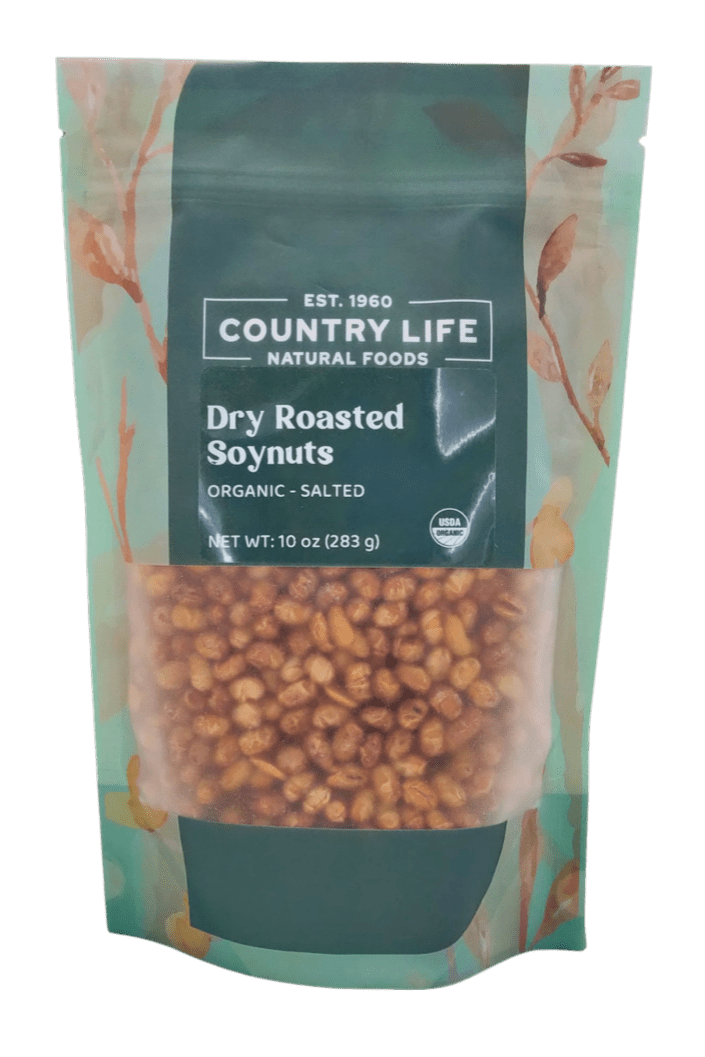 Soynuts, Dry Roasted, Organic, Salted, Savory Snacks - Country Life Natural Foods