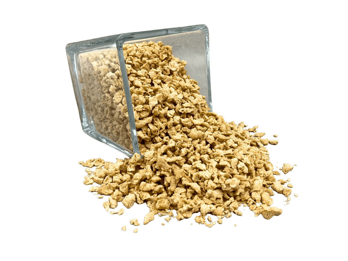 TVP Minced 1/4", No Added Color or Flavor, Non-GMO, Meat Substitutes - Country Life Natural Foods