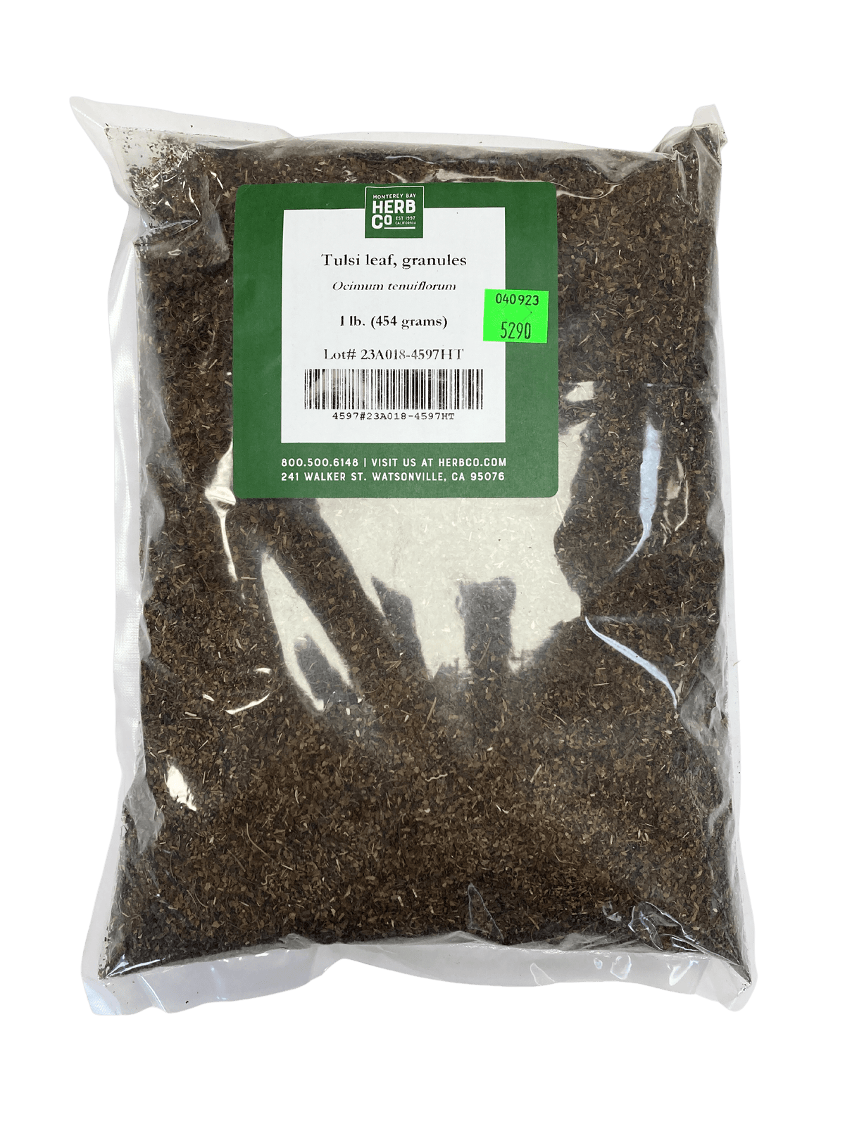 Tulsi Holy Basil Leaf, Granules, Herbs - Country Life Natural Foods