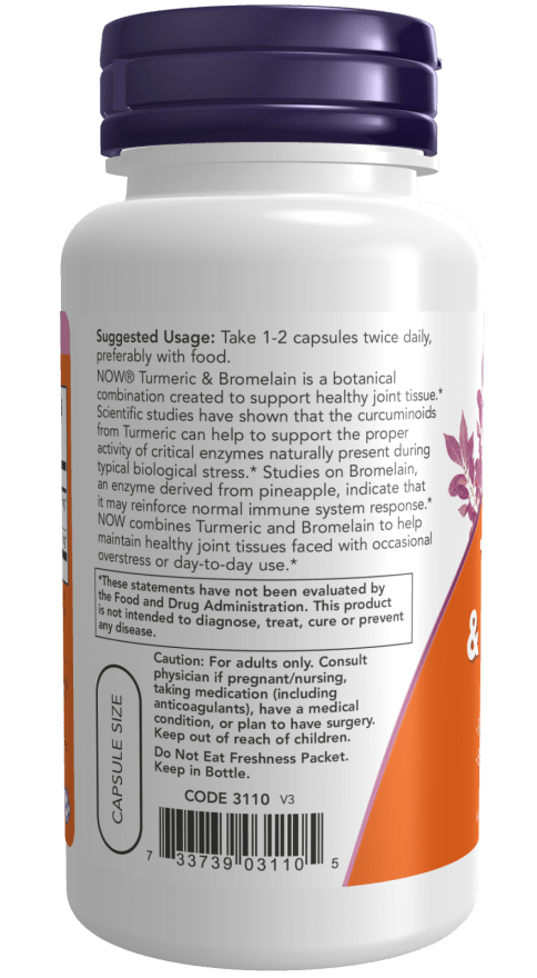Turmeric & Bromelain, Vitamins & Supplements - Country Life Natural Foods