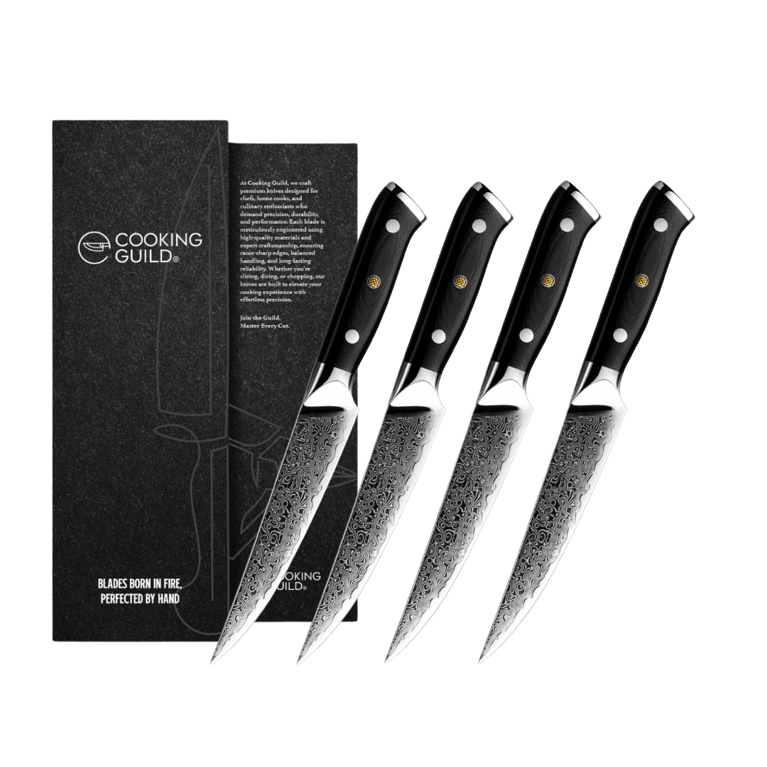 5" Damascus Steak Knives - Country Life Natural Foods