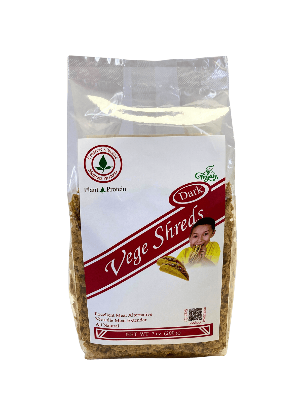 Vege Shreds, Dark, Meat Substitutes - Country Life Natural Foods