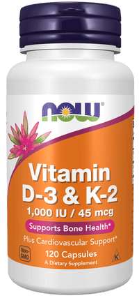 Vitamin D - 3 & K - 2 Capsules - Country Life Natural Foods