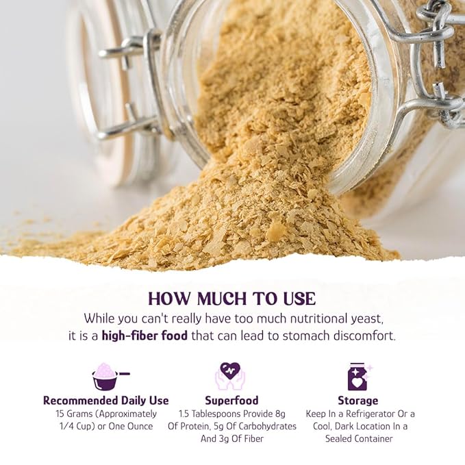 Yeast Flakes, Nutritional w/B-12, Red Star, Herbs Spices & Seasonings - Country Life Natural Foods