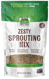 Zesty Sprouting Mix, NOW - Country Life Natural Foods