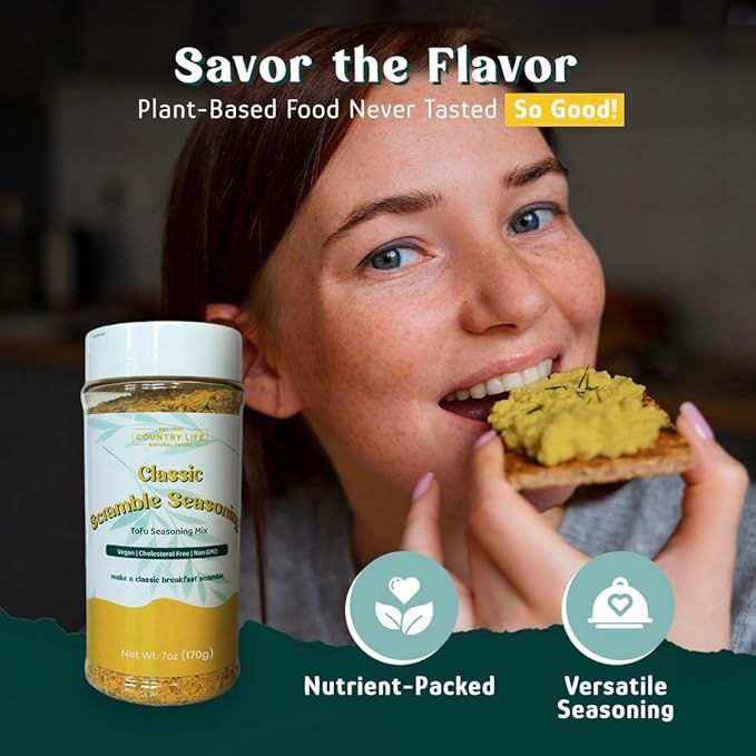 Tofu Scramble Seasoning, Classic, Herbs Spices & Seasonings - Country Life Natural Foods