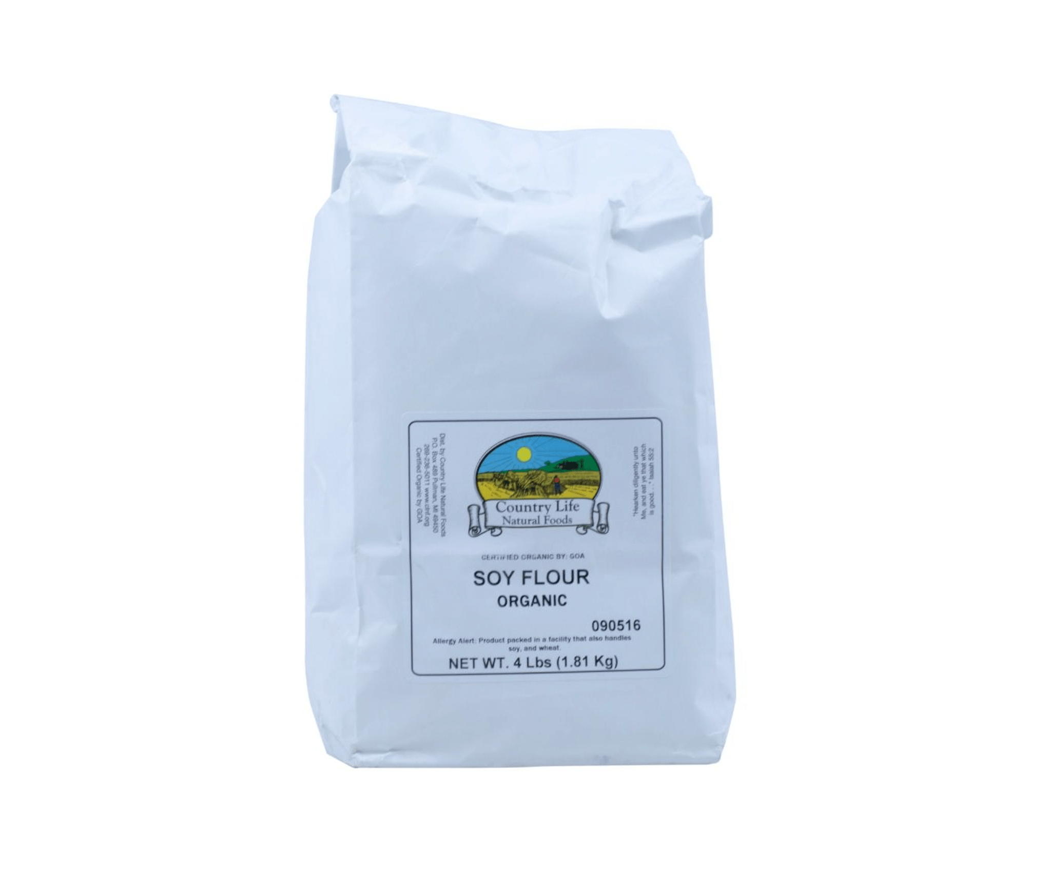 Soy Flour, Organic, Full Fat - Country Life Natural Foods