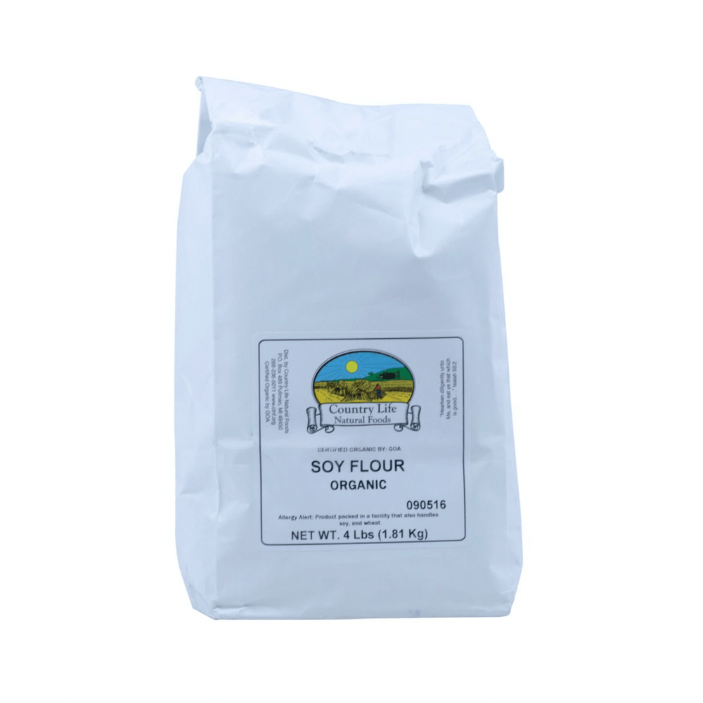
                  
                    Soy Flour, Organic, Full Fat - Country Life Natural Foods
                  
                