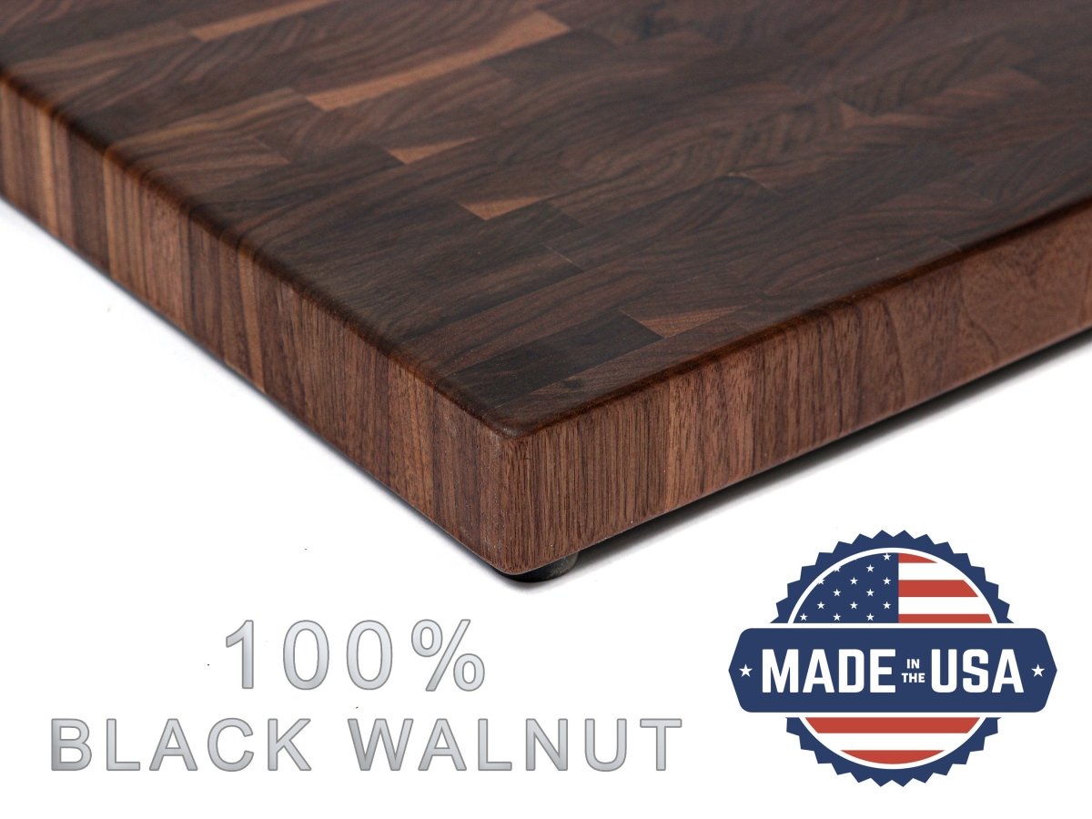 Maple Large End Grain Cutting Board, Maple Butcher Block with Rubber Feet, Wedding Gift, Anniversary Gift, Father's Day Gift, USA Made, - Country Life Natural Foods