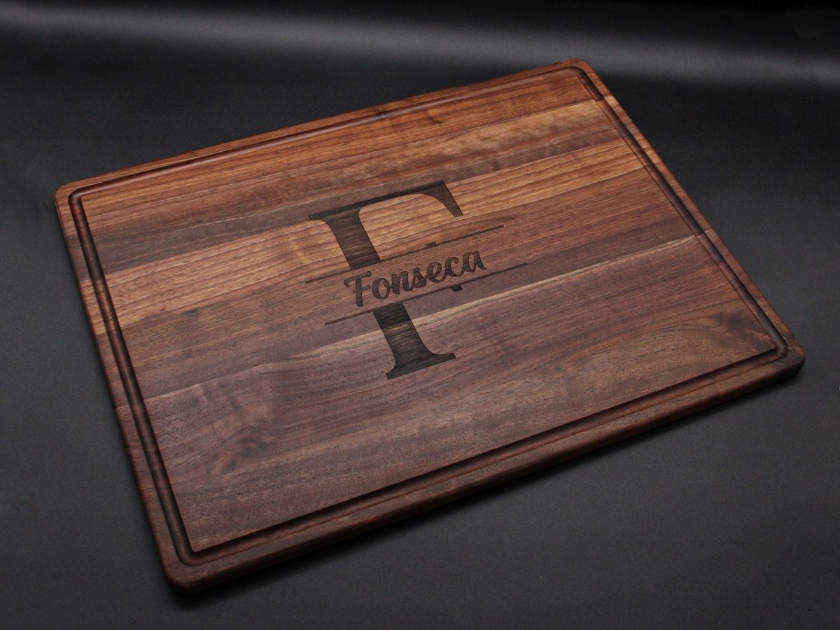 Extra Large Walnut Cutting Board, 24"x18" Charcuterie Serving Tray, Customizable Wedding Board, 100% Made in the USA, - Country Life Natural Foods