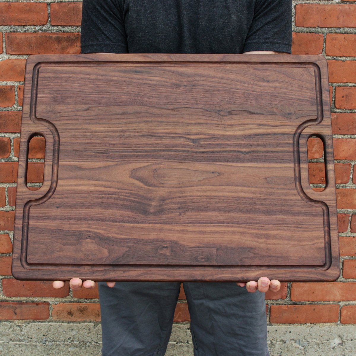 Extra Large Walnut Cutting Board, 24"x18" Charcuterie Serving Tray, Customizable Wedding Board, 100% Made in the USA, - Country Life Natural Foods