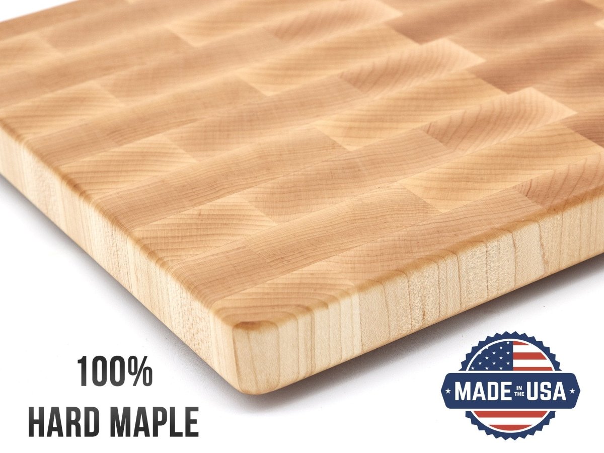 Wedding Gift, Extra Large End Grain Walnut Cutting Board, End Grain Butcher Block with Rubber Feet, Mother's Day, Anniversary Gift, USA Made, - Country Life Natural Foods