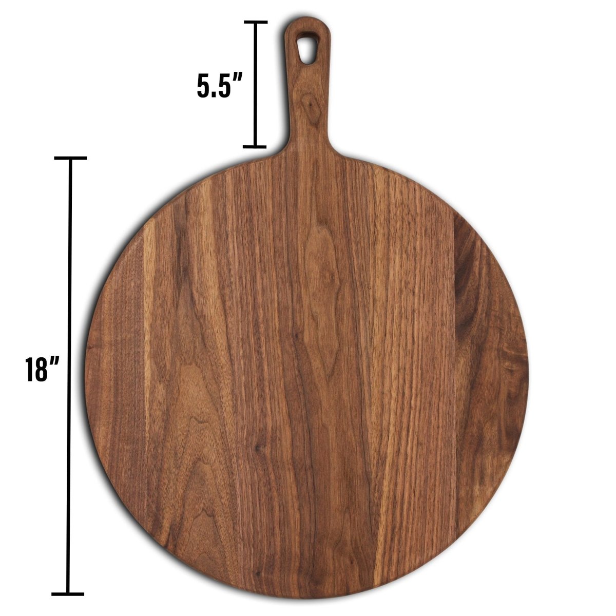 Walnut Paddle Cutting Board With Handle, Walnut Cutting Board With Handle, Charcuterie Board With Handle Handmade in the USA, - Country Life Natural Foods