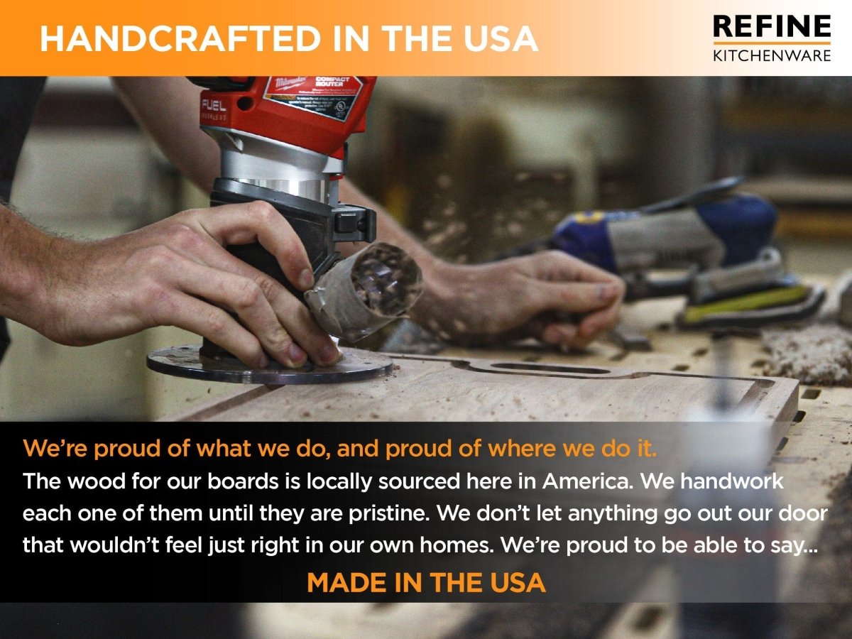 Large Cherry Wood Cutting Board With Juice Groove 18 x 12 Inches, Cherry Charcuterie Board, Cherry Cheese Board, Father's Day, 100% USA Made, - Country Life Natural Foods