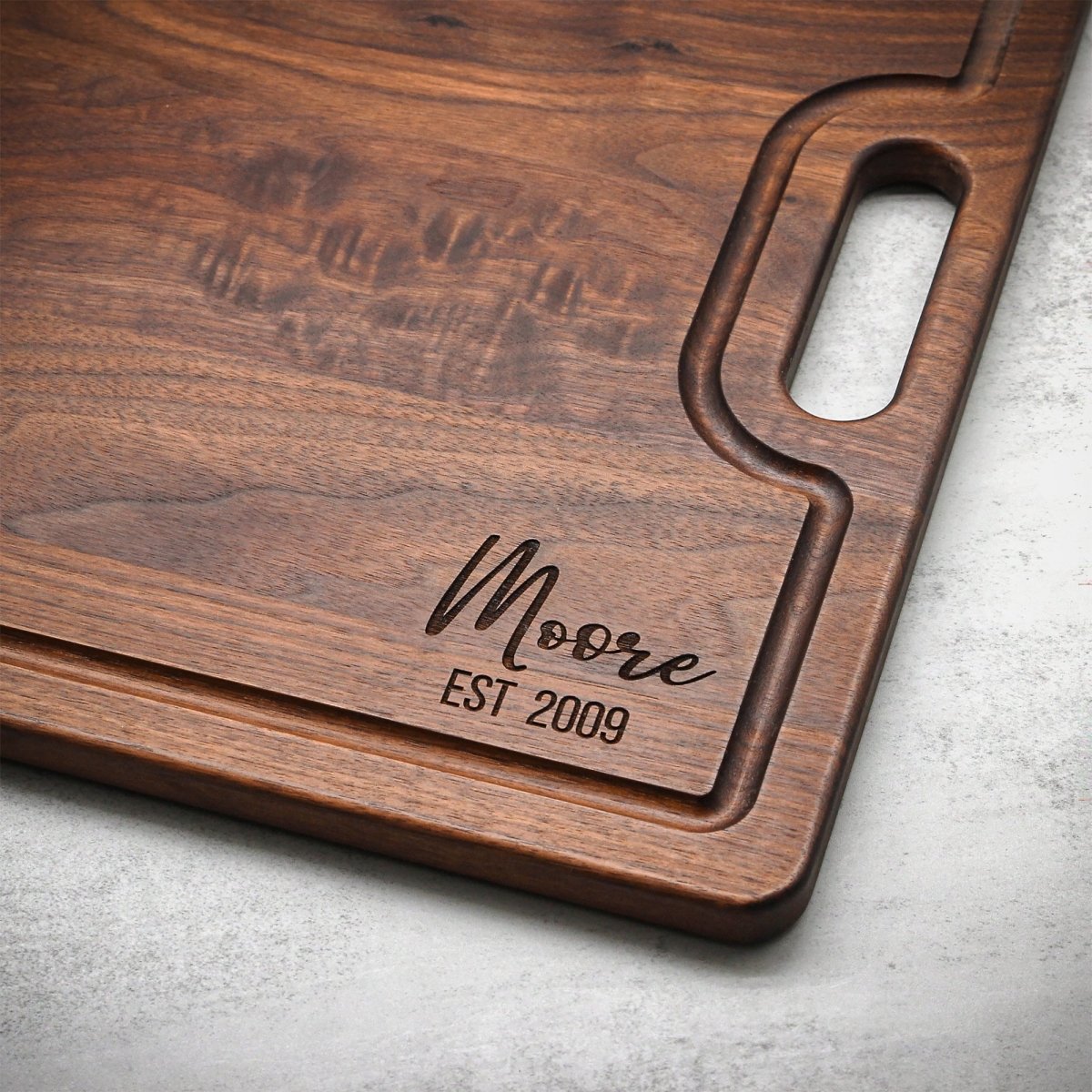 Extra Large Walnut Cutting Board 24" x 18", With Juice Groove, Father's Day Gift, Wedding Gift, Anniversary Gift, 100% Made in the USA, - Country Life Natural Foods