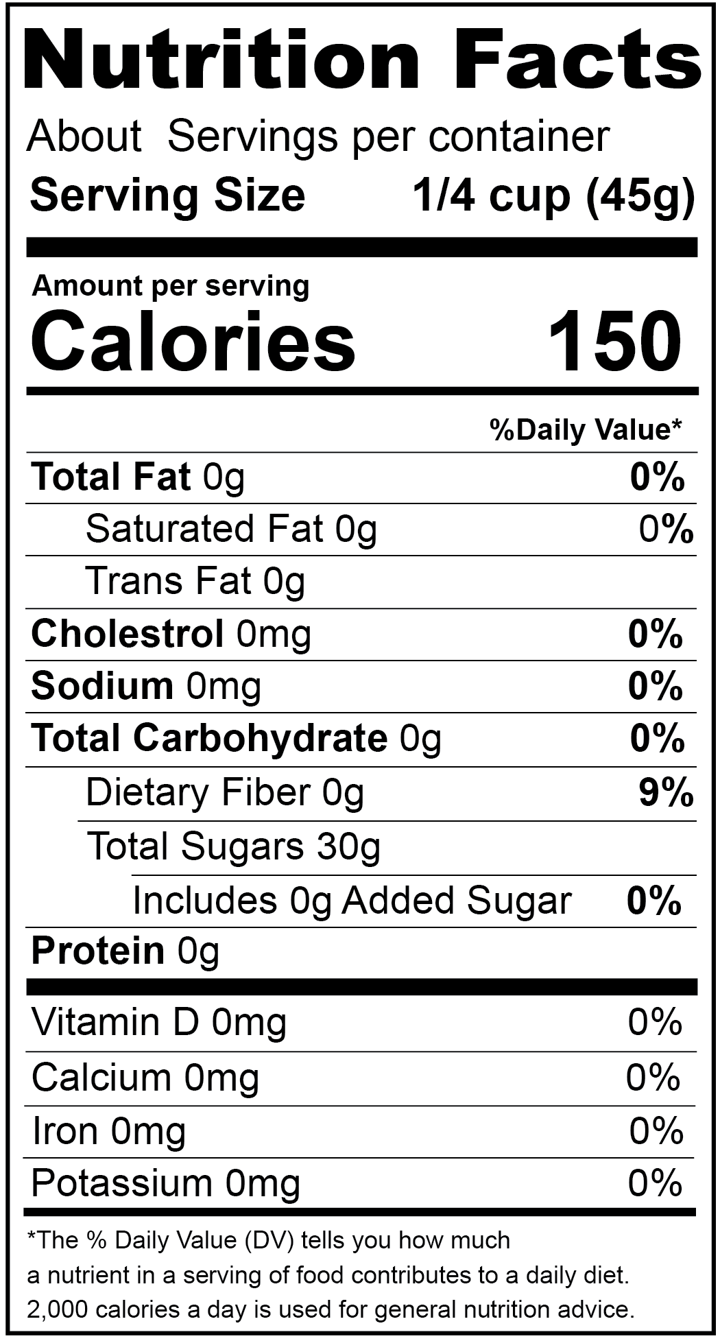 Date Sugar, Granulated, Other Sweeteners - Country Life Natural Foods