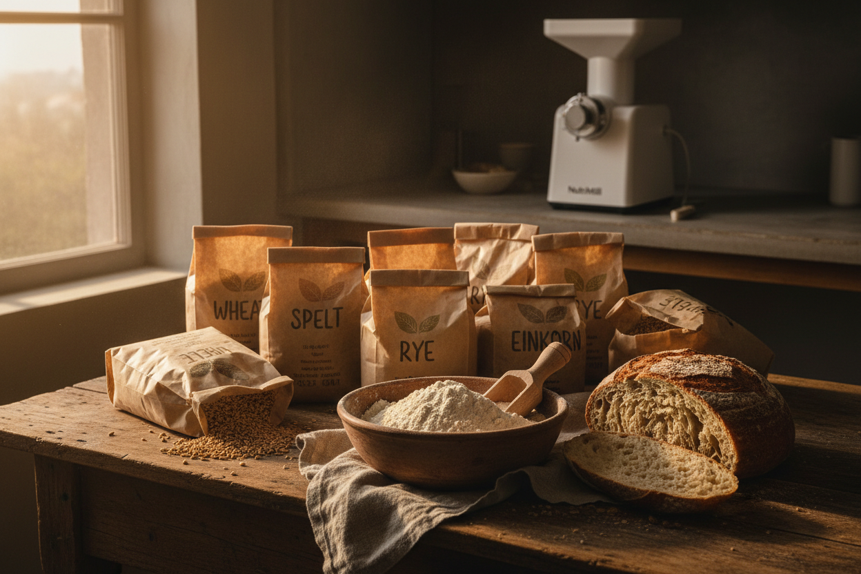 Mill Your Own Flour - Organic Grain Starter Kit, Bundles - Country Life Natural Foods