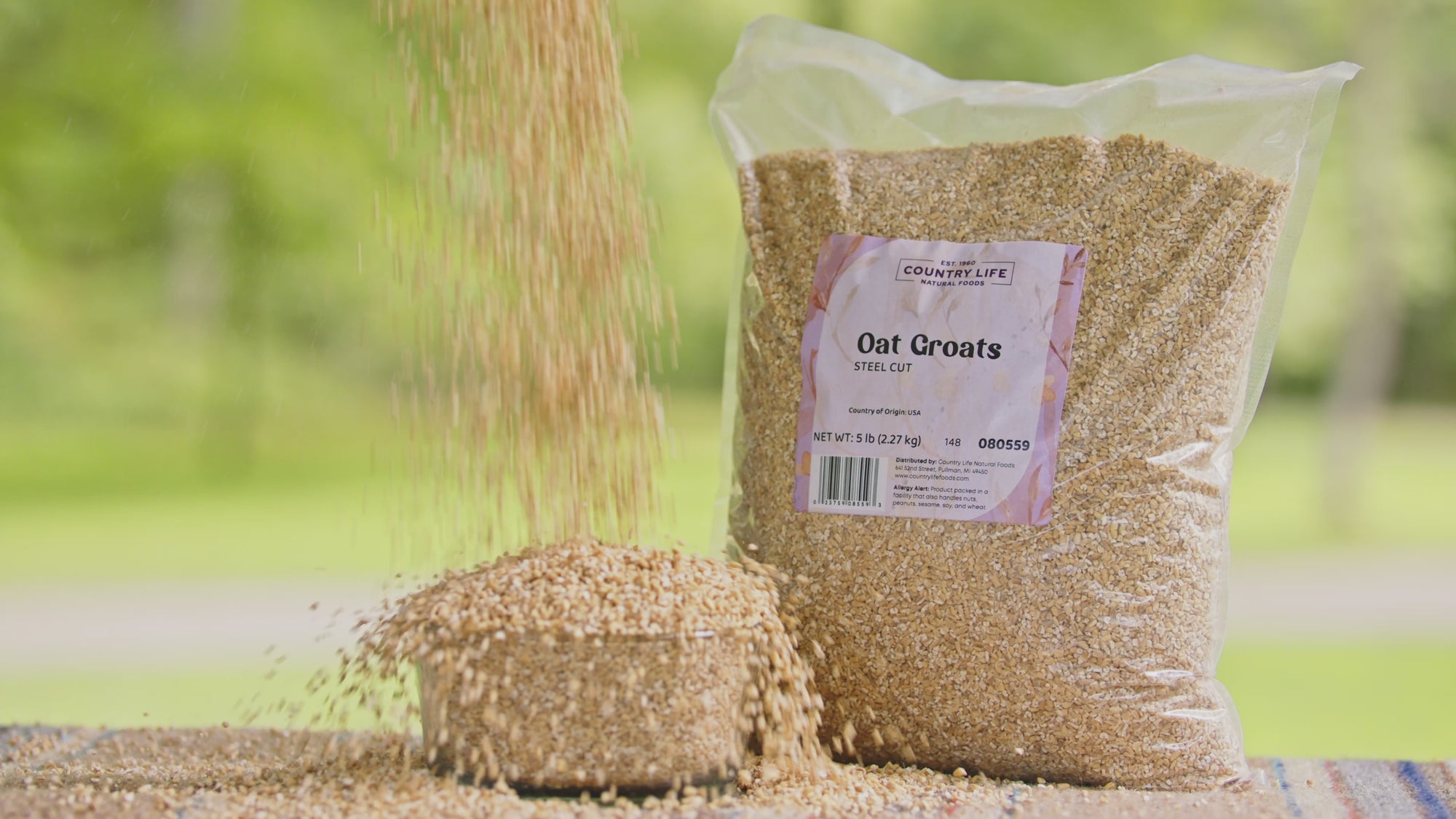 Load and play video in Gallery viewer, Oat Groats, Steel Cut