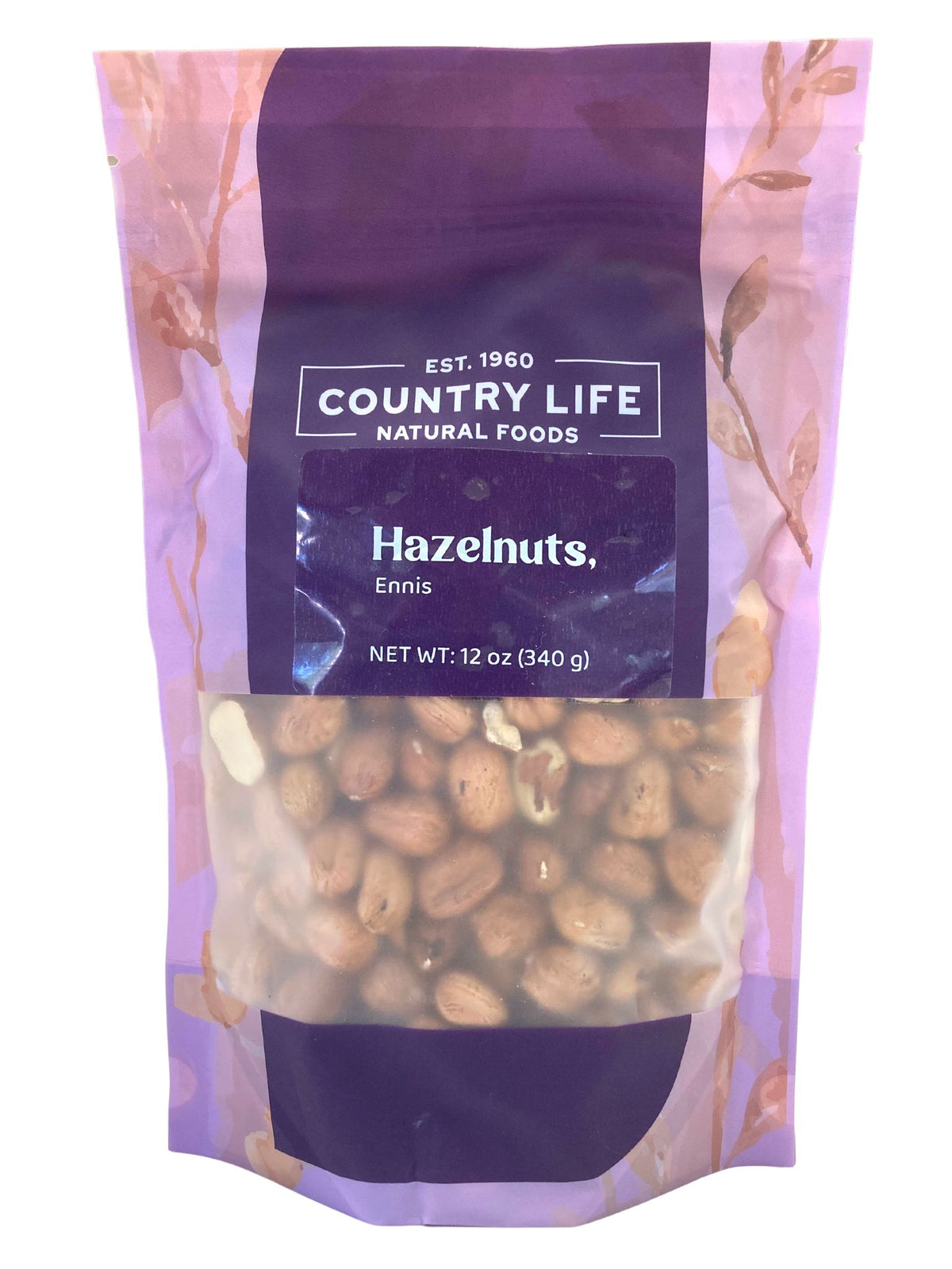 Hazelnuts, Whole, Raw, Large, Nuts - Country Life Natural Foods