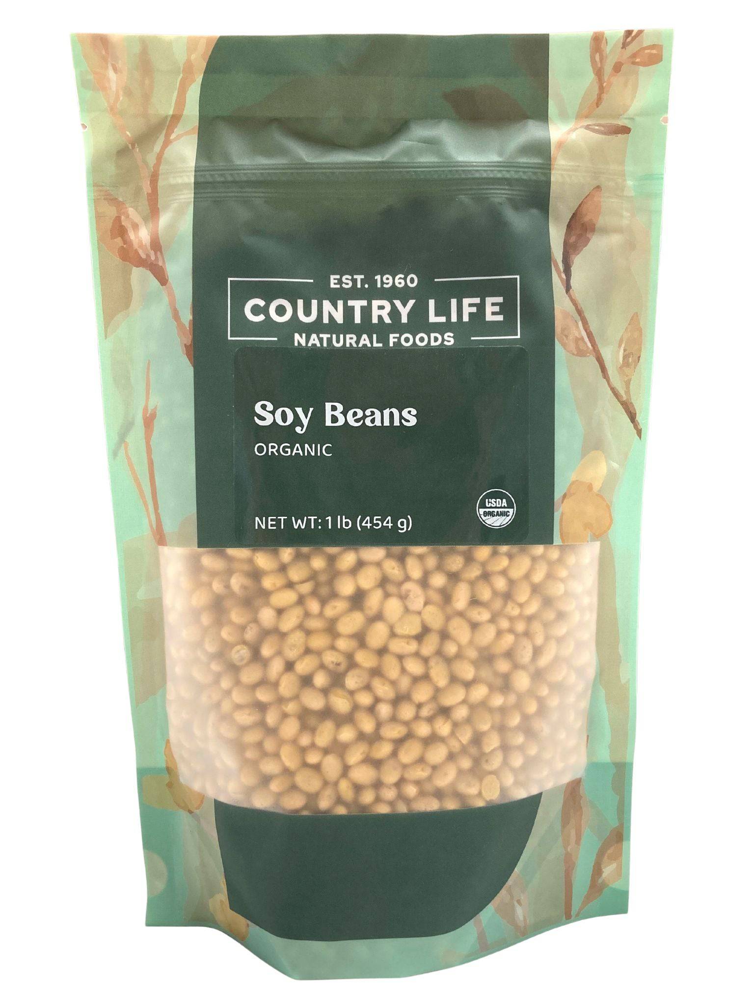 Organic Soy Beans - Country Life Natural Foods