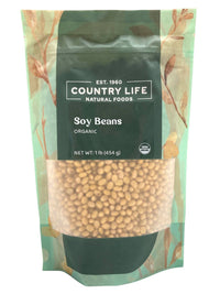Organic Soy Beans - Country Life Natural Foods
