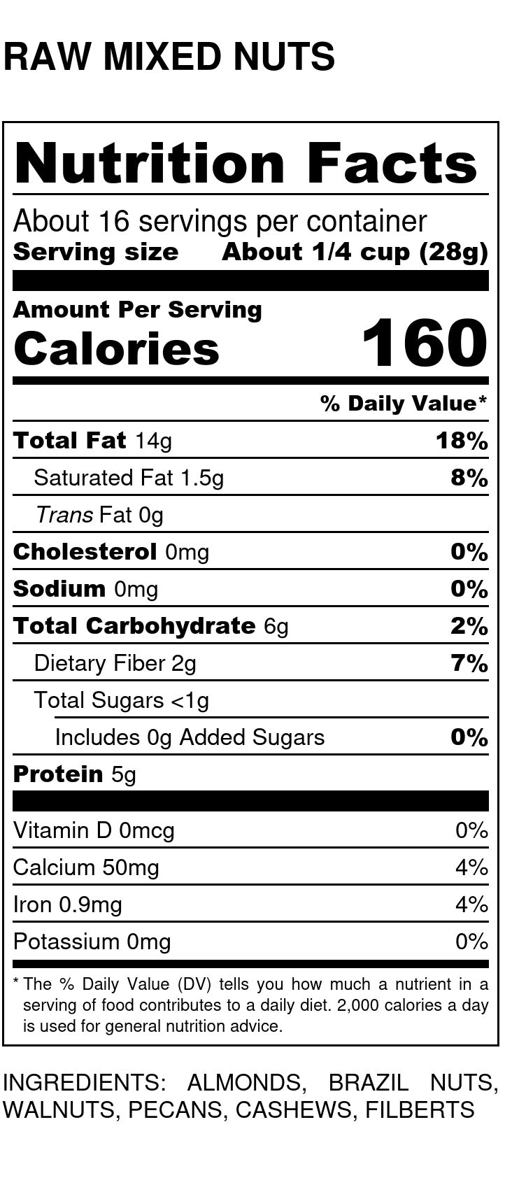 Mixed Nuts Deluxe, Raw, Trail Mix - Country Life Natural Foods