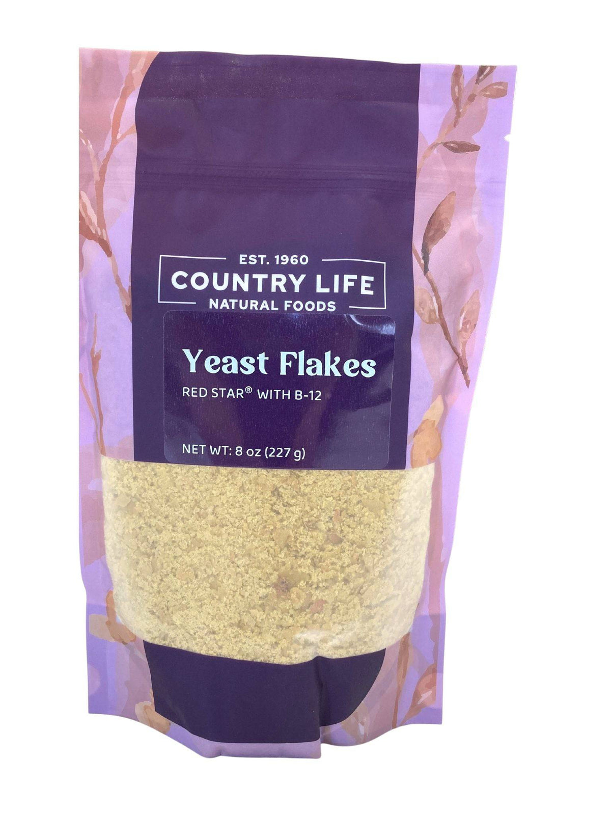 Yeast Flakes, Nutritional w/B-12, Red Star, Herbs Spices & Seasonings - Country Life Natural Foods