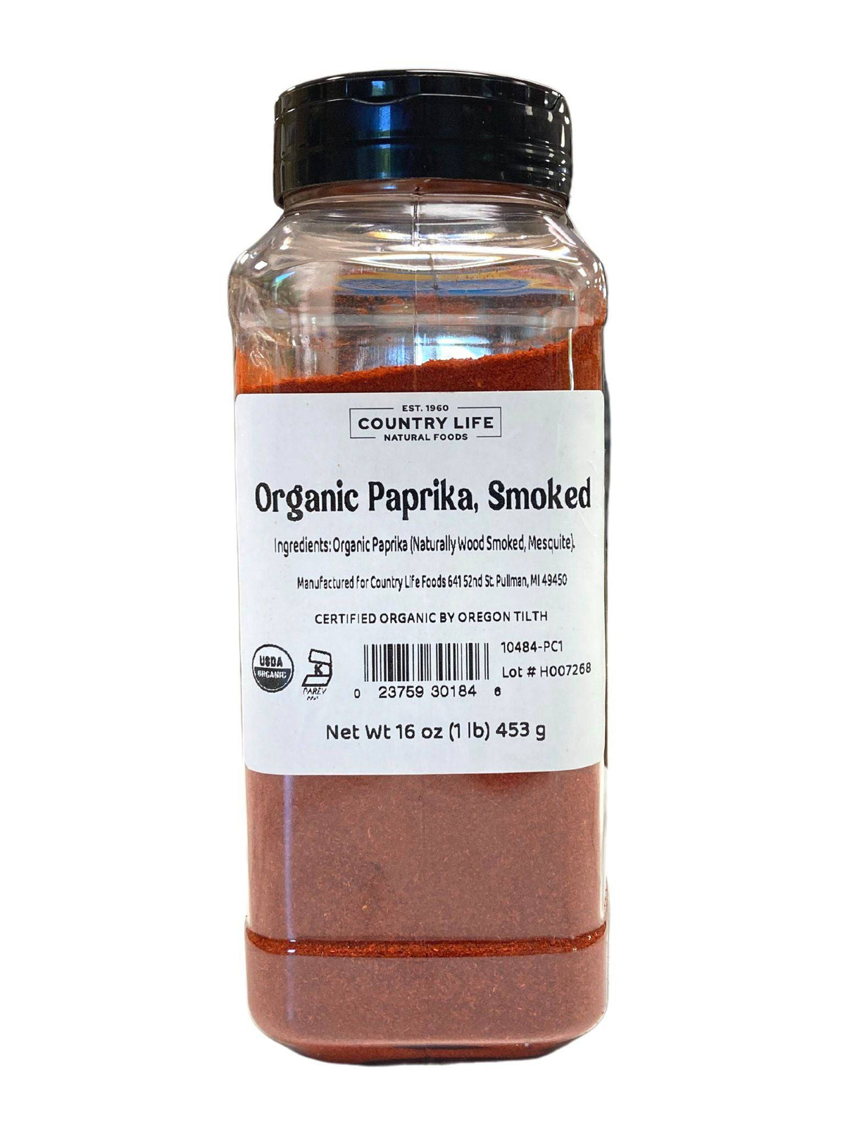 Paprika, Smoked, Organic, Herbs Spices & Seasonings - Country Life Natural Foods