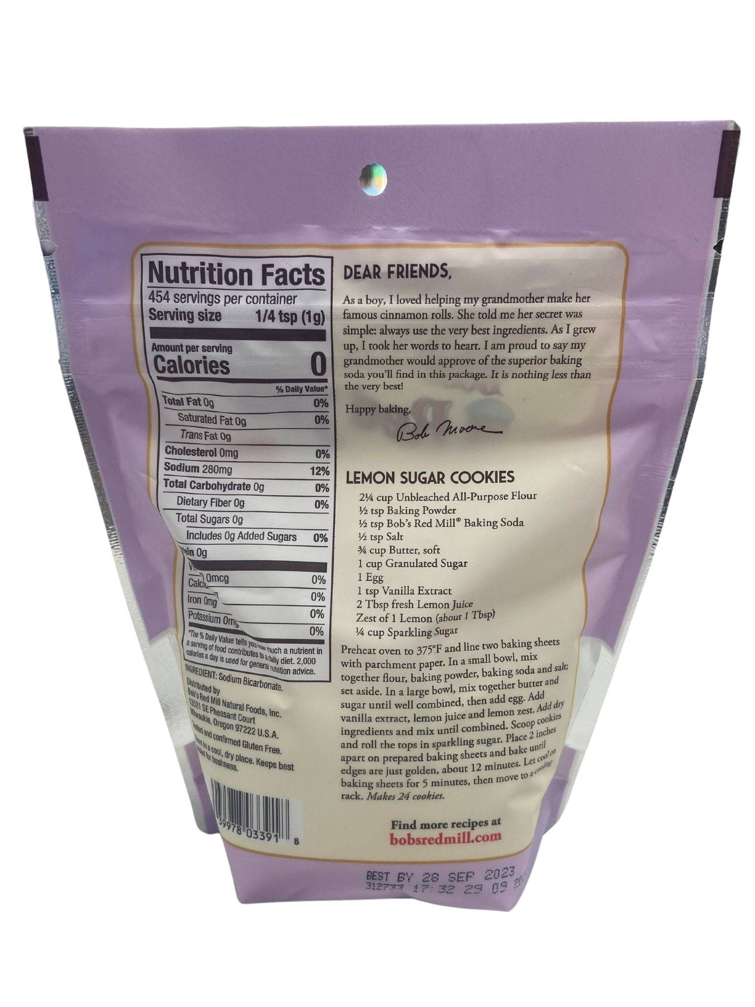 Baking Soda, Gluten-Free, Bob's Red Mill, Cooking & Baking Ingredients - Country Life Natural Foods
