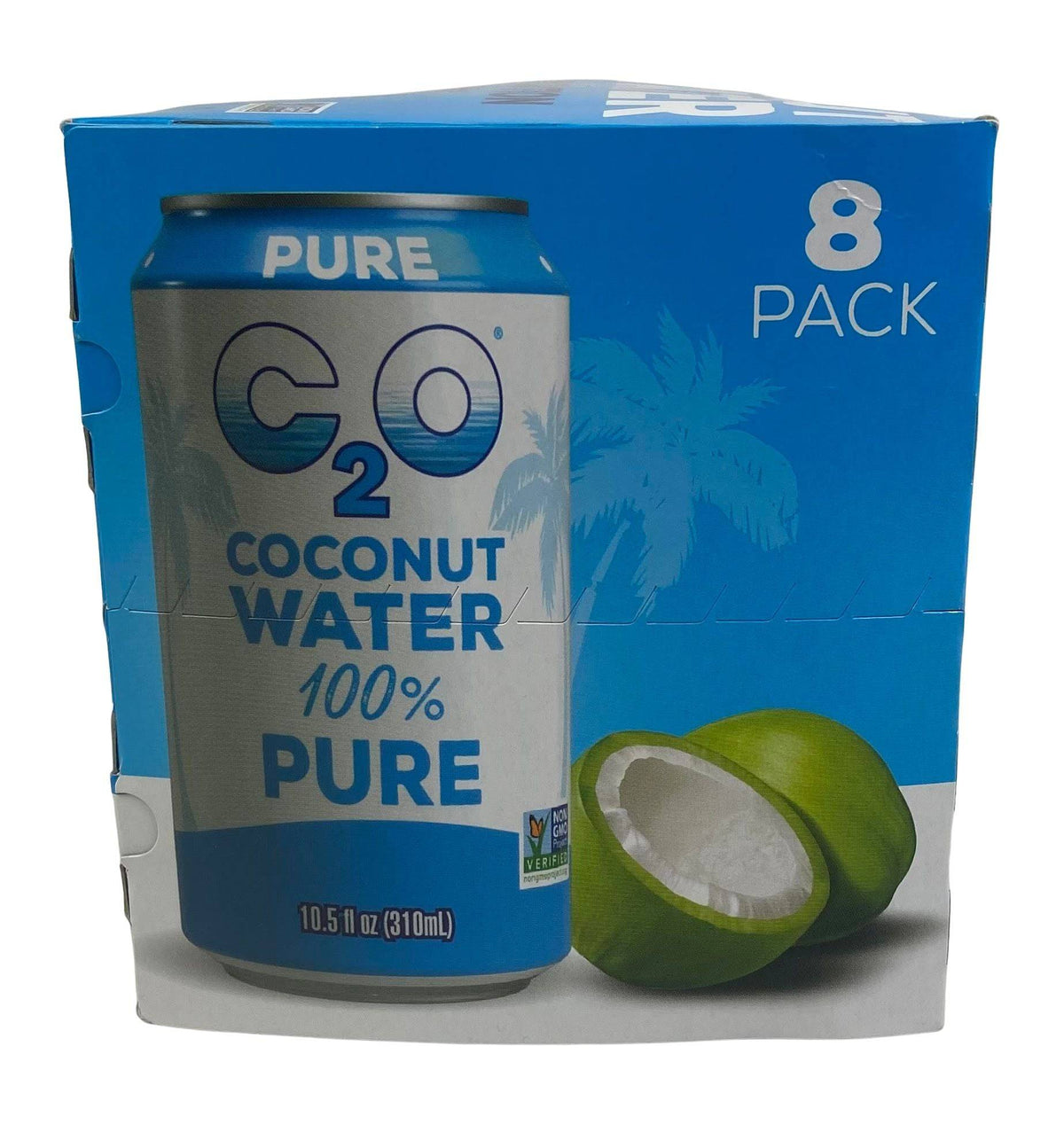 C2O Coconut Water 100% Pure (8 Can Pack), Juice - Country Life Natural Foods