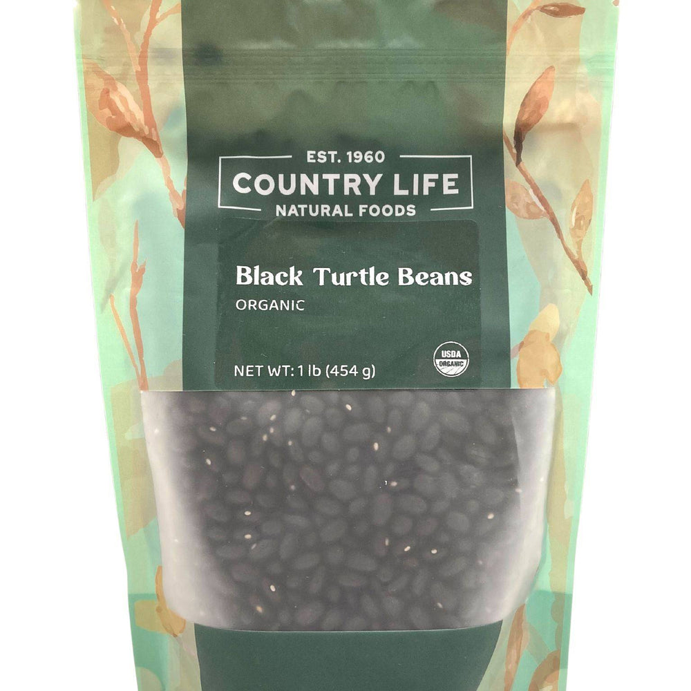 Organic Black Turtle Beans - Country Life Natural Foods