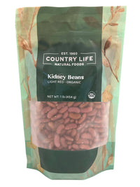
                  
                    Organic Kidney Beans, Light Red - Country Life Natural Foods
                  
                