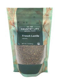 Organic Lentils, French - Country Life Natural Foods