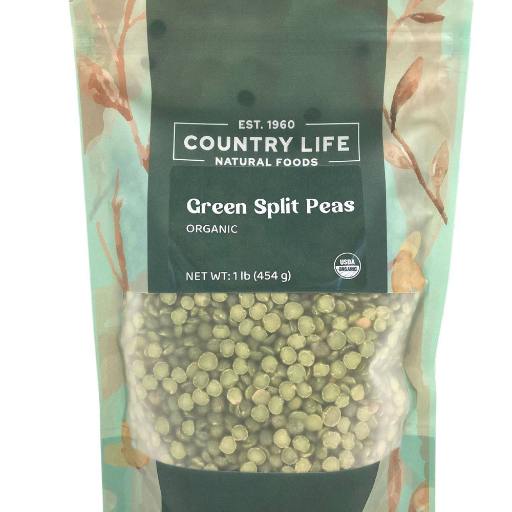 Organic Peas, Green Split - Country Life Natural Foods
