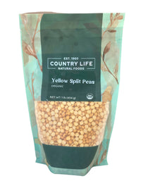 
                  
                    Organic Peas, Yellow Split - Country Life Natural Foods
                  
                
