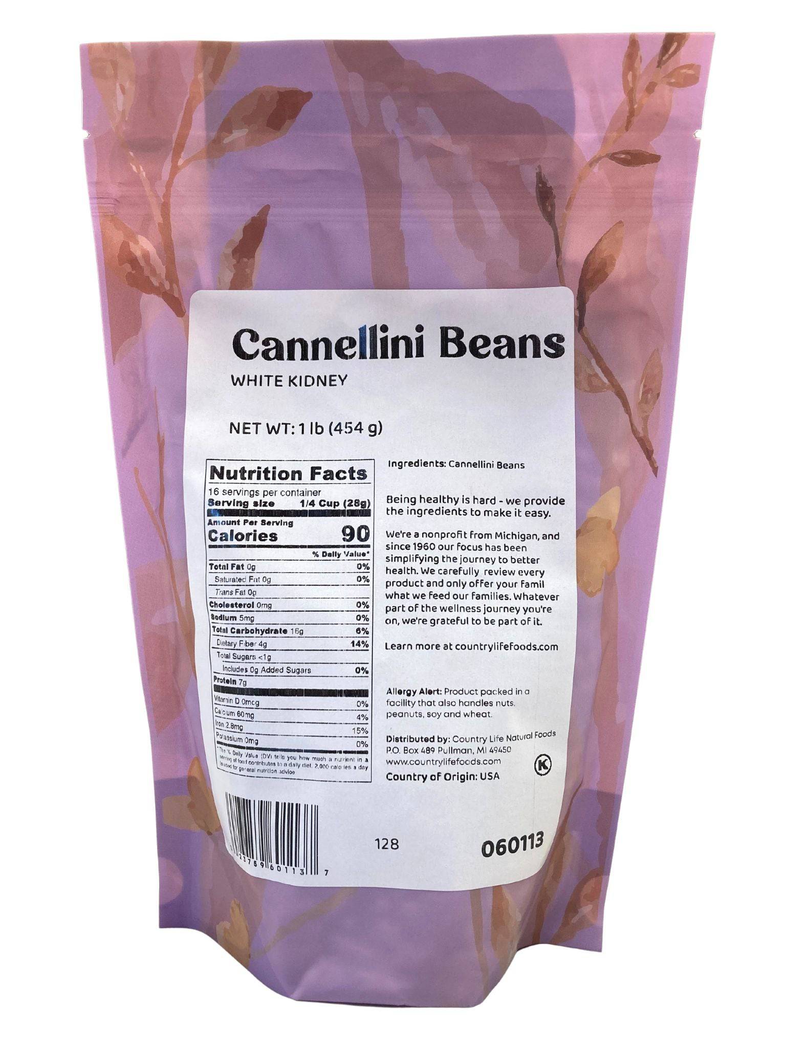 Cannellini Beans, White Kidney - Country Life Natural Foods