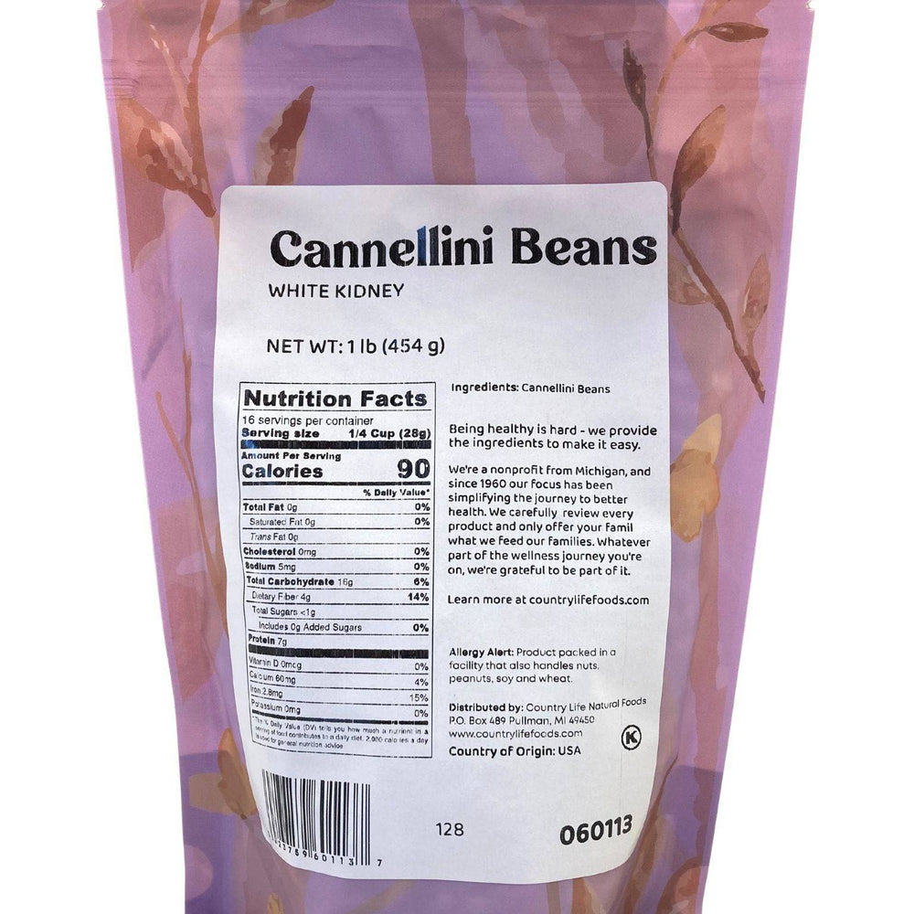 
                  
                    Cannellini Beans, White Kidney - Country Life Natural Foods
                  
                