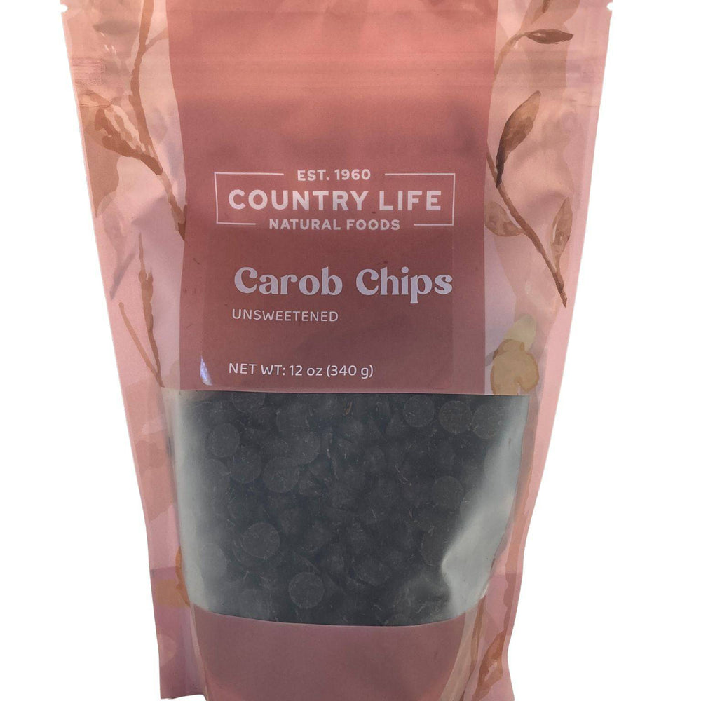 Carob Chips, Unsweetened - Country Life Natural Foods