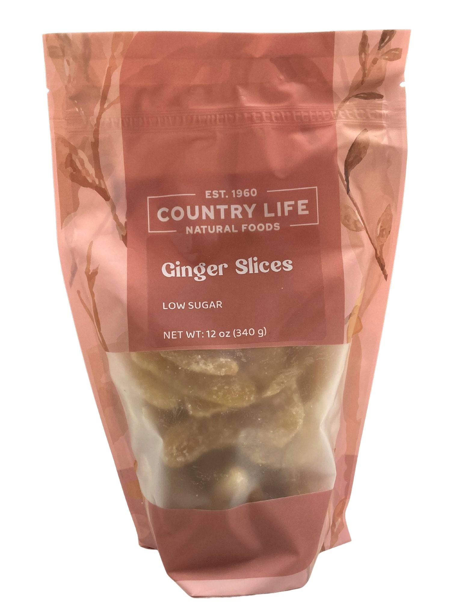 Ginger Slices, Dried Fruit - Country Life Natural Foods